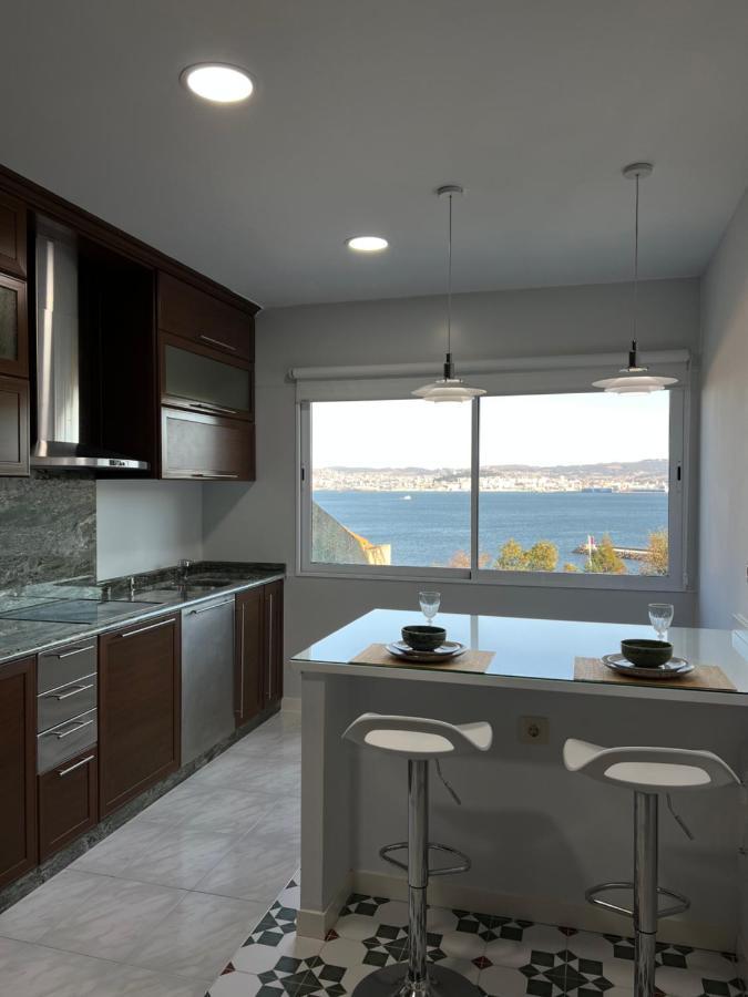 Apartamento En Cangas - Vistas Al Mar Dış mekan fotoğraf